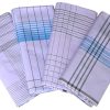 Men'S Cotton Checkered Lungi 2M (Assorted Designs) - Pack Of 1 Men'S Cotton White Lungi 2M (Assorted Designs) - Pack Of 1