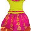 Girls Traditional Pattu Pavadai Set 1-2 years old Girls Traditional Pattu Pavadai Set