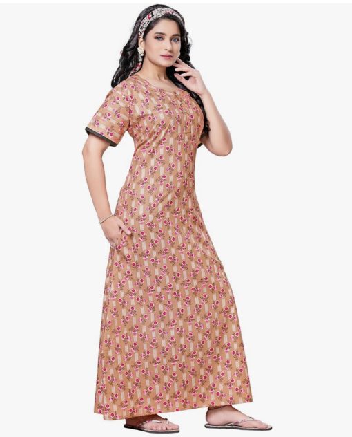 Women'S Cotton Floral Printed Nighty – ChennaiStore product image