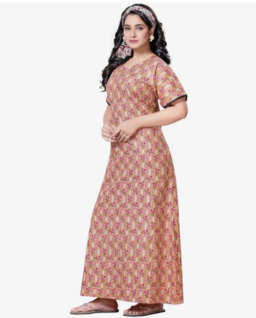 Women'S Cotton Floral Printed Nighty – ChennaiStore product image