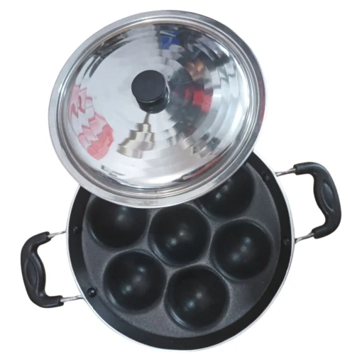 Diamond Non Stick Appam Patra / Kuzhi Paniyaram Pan / Paniyara Kallu 9 Pits