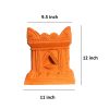 Clay Terracotta Thulasi Maadam/Tulsi Pot Mandir 12X9.5 Inches Clay Terracotta Thulasi Maadam/Tulsi Pot Mandir 13X9.5 Inches