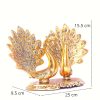 Metal Double Peacock Statue, Showpiece Figurine- Standard, Gold Metal Double Peacock Statue, Showpiece Figurine- Standard, Gold