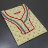 Women''S Cotton Floral Printed Nighty Pastel Yellow