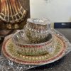 Stainless steel Karwa Chauth / karva / Karaka chaturthi 3 pieces Decorative pooja set (Thali size 12 inch) Stainless steel Karwa Chauth / karva / Karaka chaturthi 3 pieces Decorative pooja set (Thali size 12 inch)