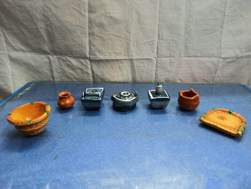 Kitchen Set 7 Navaratri Golu/Kolu Doll Set - Small