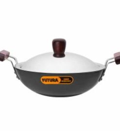 Hawkins Ha Deep Fry Pan 4L With Stainless Steel Lid 30Cm
