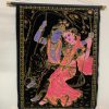Traditional Art Hand Painted Ganesh And Lakshmi Hanging Tapestry ChennaiStore