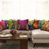 Traditional Polyester Blend Dopian Silk 16X16-Inch Cushion Cover Pack Of 1 Assorted