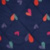 Gless Cotton Elegant Polycotton Elastic Fitted Queen Bedsheets (Heart Blue, 60" X 78") Gless Cotton Elegant Polycotton Elastic Fitted Queen Bedsheets (Heart Blue