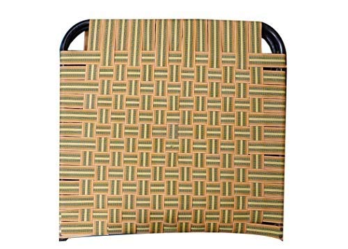 Mat / Carpet Metal Nylon Folding Manja Bed, Single Without Storage (Multicolour ) ChennaiStore
