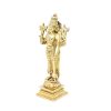 Brass Lord Vishnu Statue - 8 Inches Brass Lord Vishnu Statue - 8 Inches