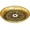Meenakari Thali Plate - 10 inch Pure Brass Meenakari Thali Plate - 7 Inch