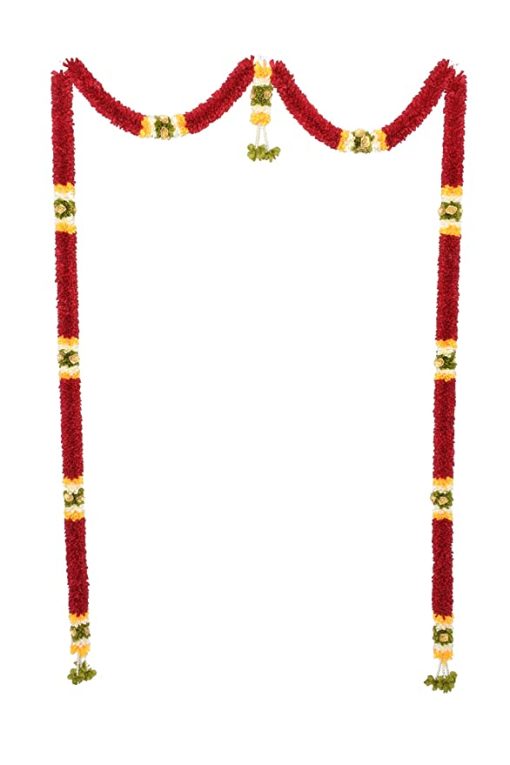 Traditional Artificial Garland Toran Large - 105 X 150 Cm Traditional Artificial Garland Toran Large - 105 X 150 Cm
