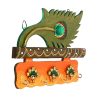 Jaipur Wooden Key Holder - Pack Of 4 Hooks Jaipur Wooden Key Holder - Pack Of 4 Hooks