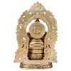 Brass Lord Ganesha Ganpati Statue - 8 Inches 2 Kg