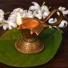 Handcrafted Brass Pooja Diya Oil Lamp
