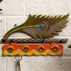 Jaipur Wooden Key Holder - Pack Of 4 Hooks Jaipur Wooden Key Holder - Pack Of 4 Hooks