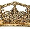 Metal Lakshmi Ganesh And Saraswati Idol