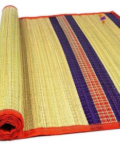 Mat / Carpet Traditional Solid Traditional Coir Carpet (Multicolour, Korai, Chatai 6 X 3.5 Feet) ChennaiStore