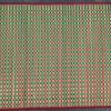 Striped Sleeping Mat/ Korai Grass Mat / Ghaser Chatai (Red