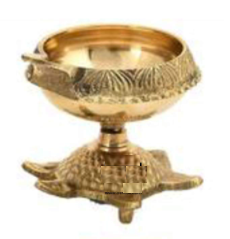 Handcrafted Brass Pooja Diya Oil Lamp Handcrafted Brass Pooja Diya Oil Lamp