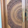 Grand look traditional hand carved Main door - Single or Double Traditional Artificial Garland Toran Large - 105 X 150 Cm