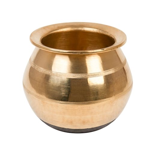 Brass Heavy Gundi Kansa Handi Gundu 2L