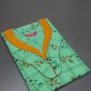 Women'S Cotton Printed Nighty Green WomenS Cotton Printed Nighty Pastel Yellow