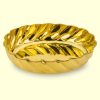 Brass Oval Pooja Bowl for flower, Fruits