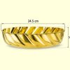 Brass Oval Pooja Bowl for flower, Fruits