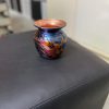 Copper Hand Decorated Colourful Pot Kalasha Lota For Pooja