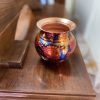 Copper Chembu Beautiful Hand Painted Kalasa For Pooja Copper Chembu Beautiful Hand Painted Kalasa For Pooja