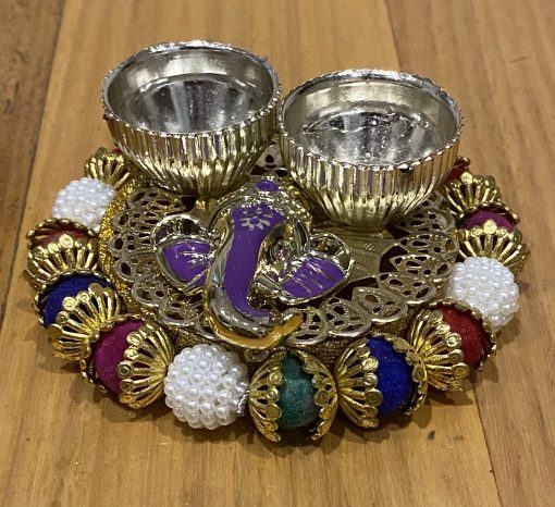 Ganesha Kumkum Holder - Pack Of 1 Ganesha Kumkum Holder - Pack Of 1