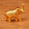 Traditional Brass Elephant Kumkum Box - Pack Of 1