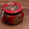 Traditional Brass Elephant Kumkum Box - Pack Of 1