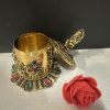 Traditional Brass Kumkum Box - Pack Of 1