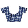 WomenS Banarasi Silk Saree With Unstitched Blouse Piece - Blue