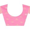 WomenS Jamdani Cotton Woven Silk Saree With Blouse Piece - Pink
