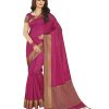 Women'S Woven Tussar Silk Saree With Blouse WomenS Woven Tussar Silk Saree With Blouse