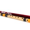 Radhe Flutes Right HAnd C Natural With Velvet Cover