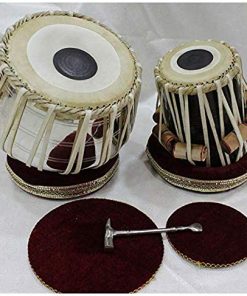 Beginner Tabla Set Steel Bayan Shisham Wood Dayan with Bag Gadiset & plastic Gatta