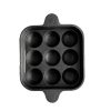 Pre-Seasoned Cast Iron 9 Pit Appe maker /Paniyaram Pan /Appam Patra / Kuzhi Paniyaram Pan / Paniyara Kallu Traditional Iron Paneyaram Maker