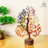 Seven Chakra Healing Bonsai Tree, 7 Chakra Crystal Money Tree Of Life D?cor - Feng Shui Wire Bonsai Beaded Wire Bonsai Tree With Genuine Crystal Base