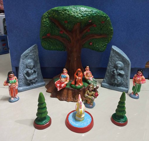 Asoka Vanam Navaratri Paper Mache Golu/Kolu Set