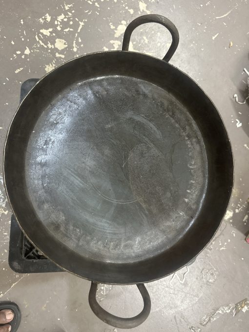 Iron Kadai Flat base Jalebi kadai - 4.5L