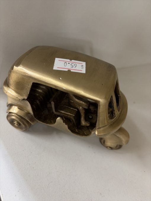 Brass Auto Rickshaw Handwork Statue Home Decor Showpiece Gift. Brass Auto Rickshaw Multicolor Gemstone Handwork Statue Home Decor Showpiece Gift.
