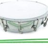 Steel Dhol Tasha Drum With Stick Conga - 12 Inch Steel Dhol Tasha Drum With Stick