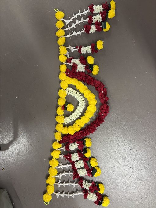 Marigold Flower Toran Garlands Handmade Bandhanwar Door Entrance Hanging Hometraditional Wall Decoration Diwali
