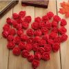 Stemless Floating Artificial Flower Heads Mini Small Floral Fake Foam Rose For Crafts, Festival, Home, Pooja Room Decorations Pack Of 10 Stemless Floating Artificial Flower Heads